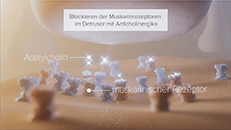 3D-Animation Wirkmechanismus eines Pharma-Wirkstoffs aus der Urologie